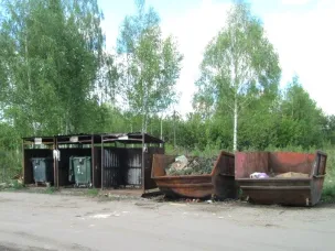 Обращаем внимание о переносе контейнерной площадки с ул. Энгельса, д. 46 на ул. Бунтарская, д.67